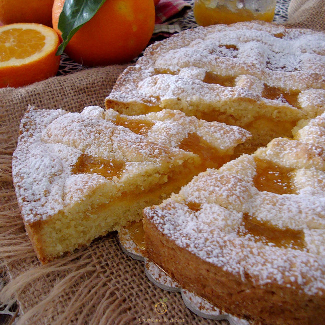 Crostata alla marmellata di arance