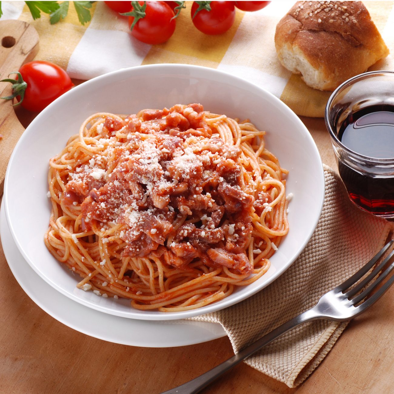 Pasta all’amatriciana: la ricetta originale