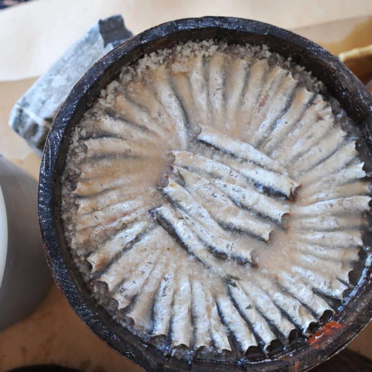 Le alici di menaica, presidio slow food