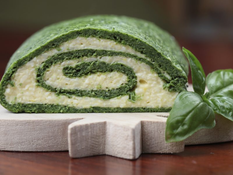 Salame di spinaci con maionese