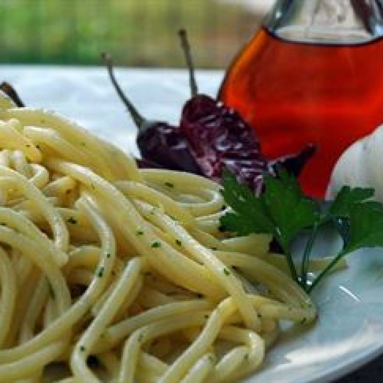 Spaghetti con colatura di alici di Cetara