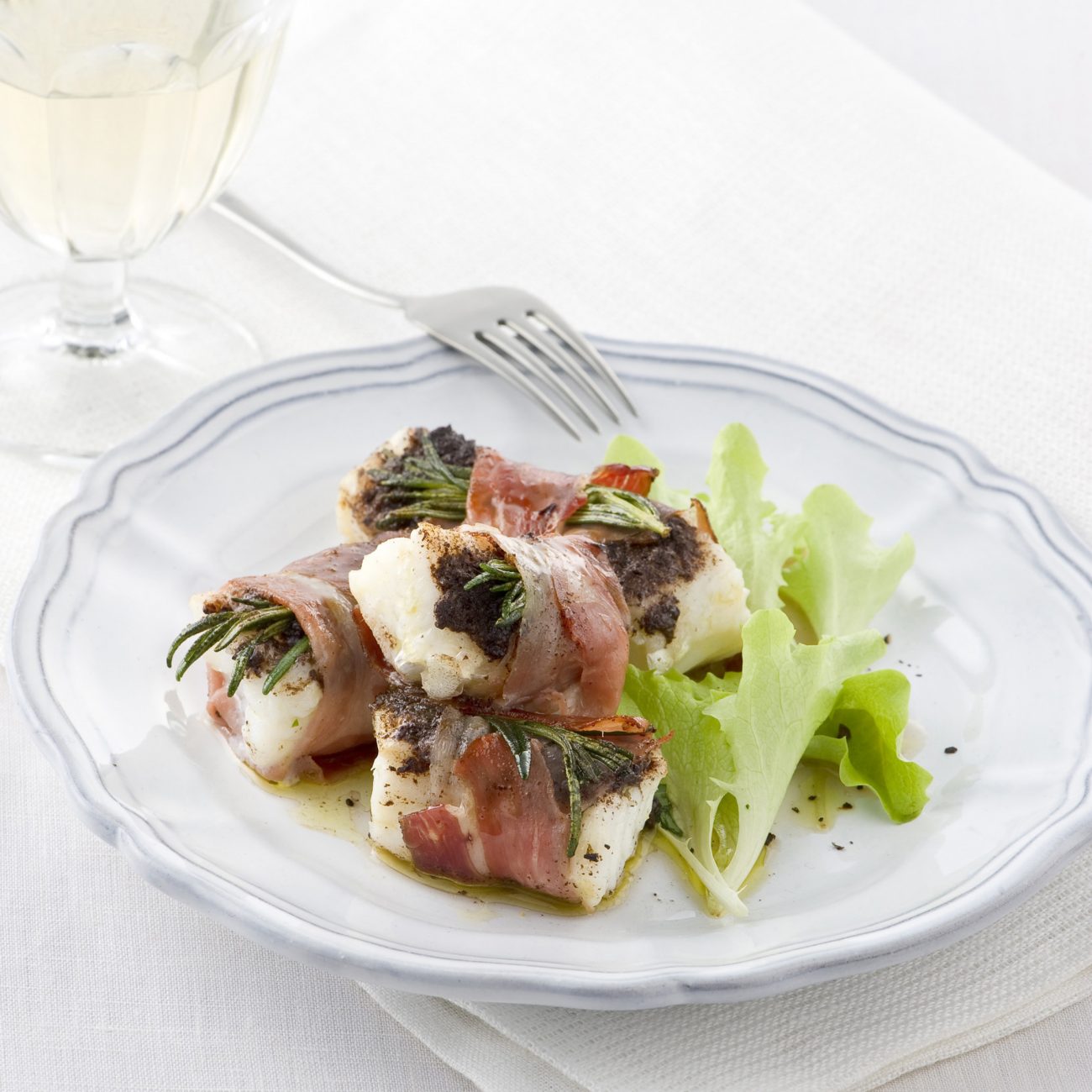 Saltimbocca di baccalà