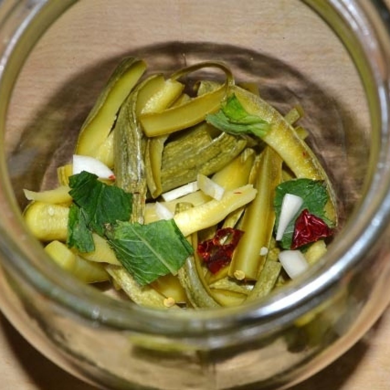 Le zucchine sott’olio