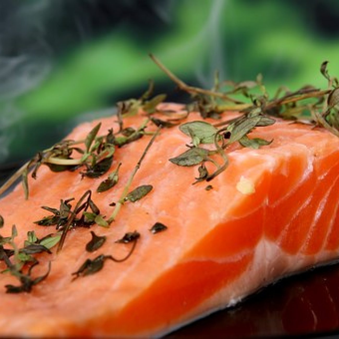 Salmone panato alle erbe