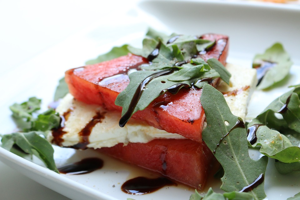 Insalata di anguria e feta