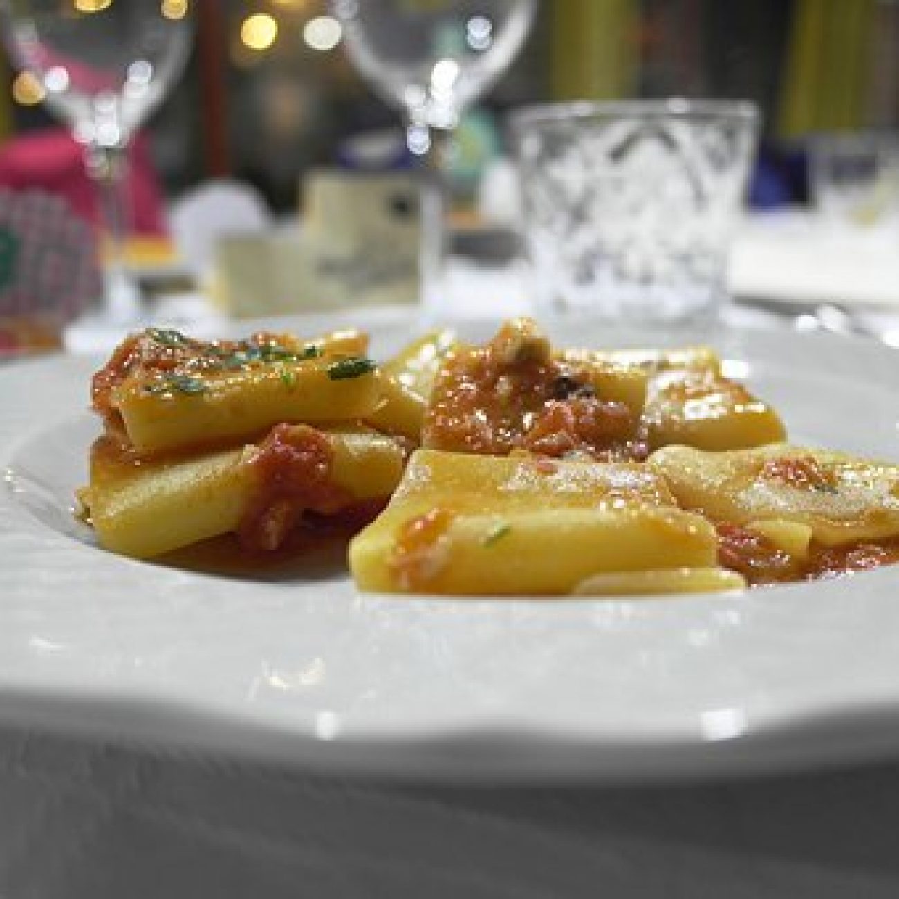 Paccheri ripieni di melanzane