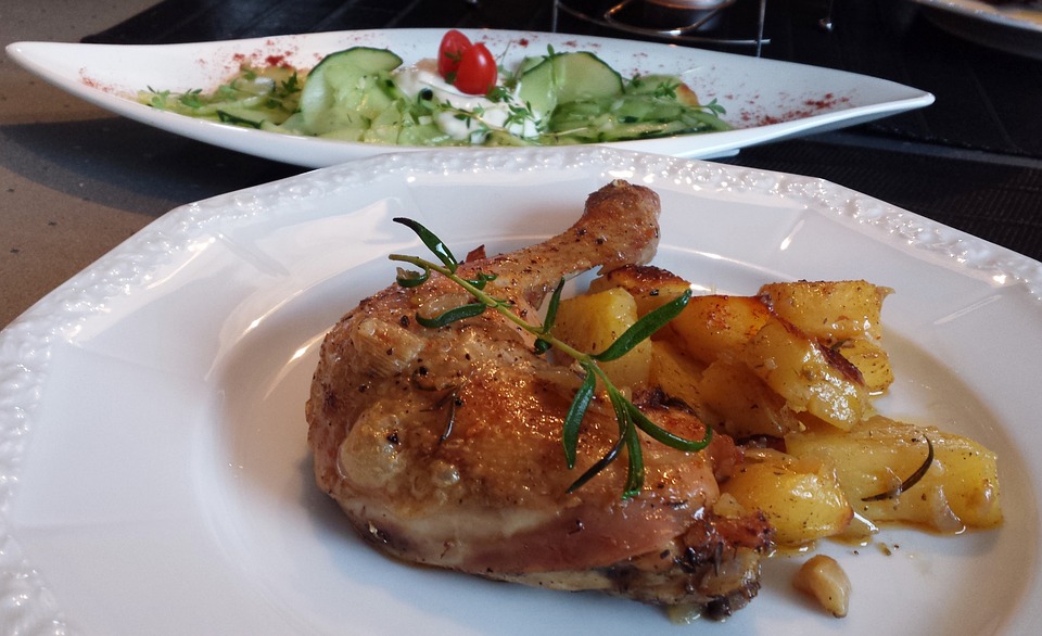 POLLO AL LIMONE CON LE PATATE ALLA GRECA