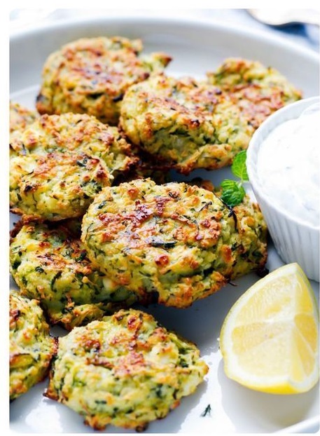 Frittelle di zucchine e pomodori sott’olio