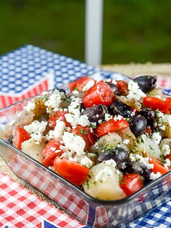 Insalata di patate alla greca