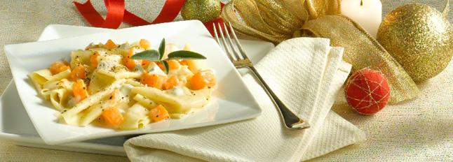 MALTAGLIATI CON ZUCCA E GORGONZOLA
