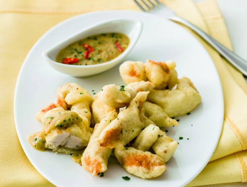 Straccetti di pollo allo zenzero