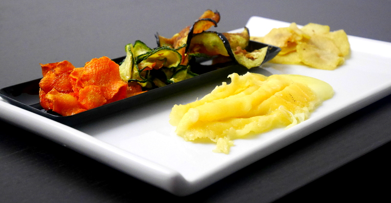 Chips di verdure al forno